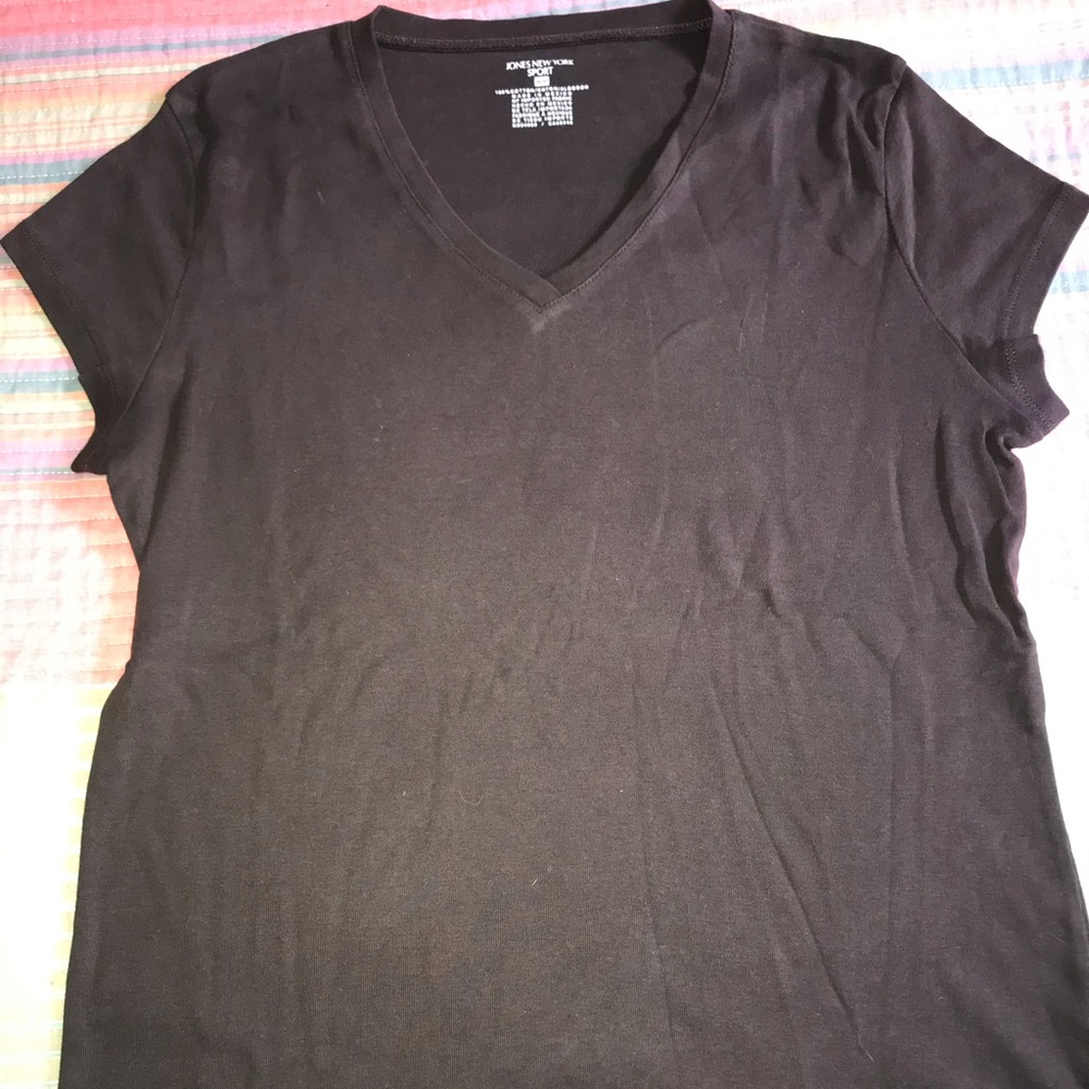 Brown V-neck from Jones NY Sport